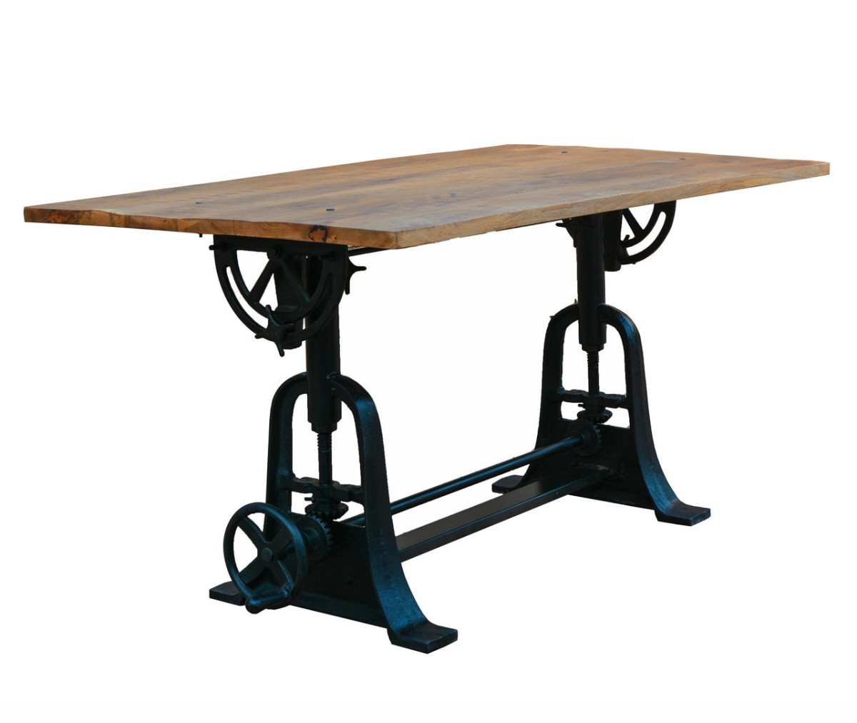 Table en bois massif de style industriel - DRAW, MATHI DESIGN