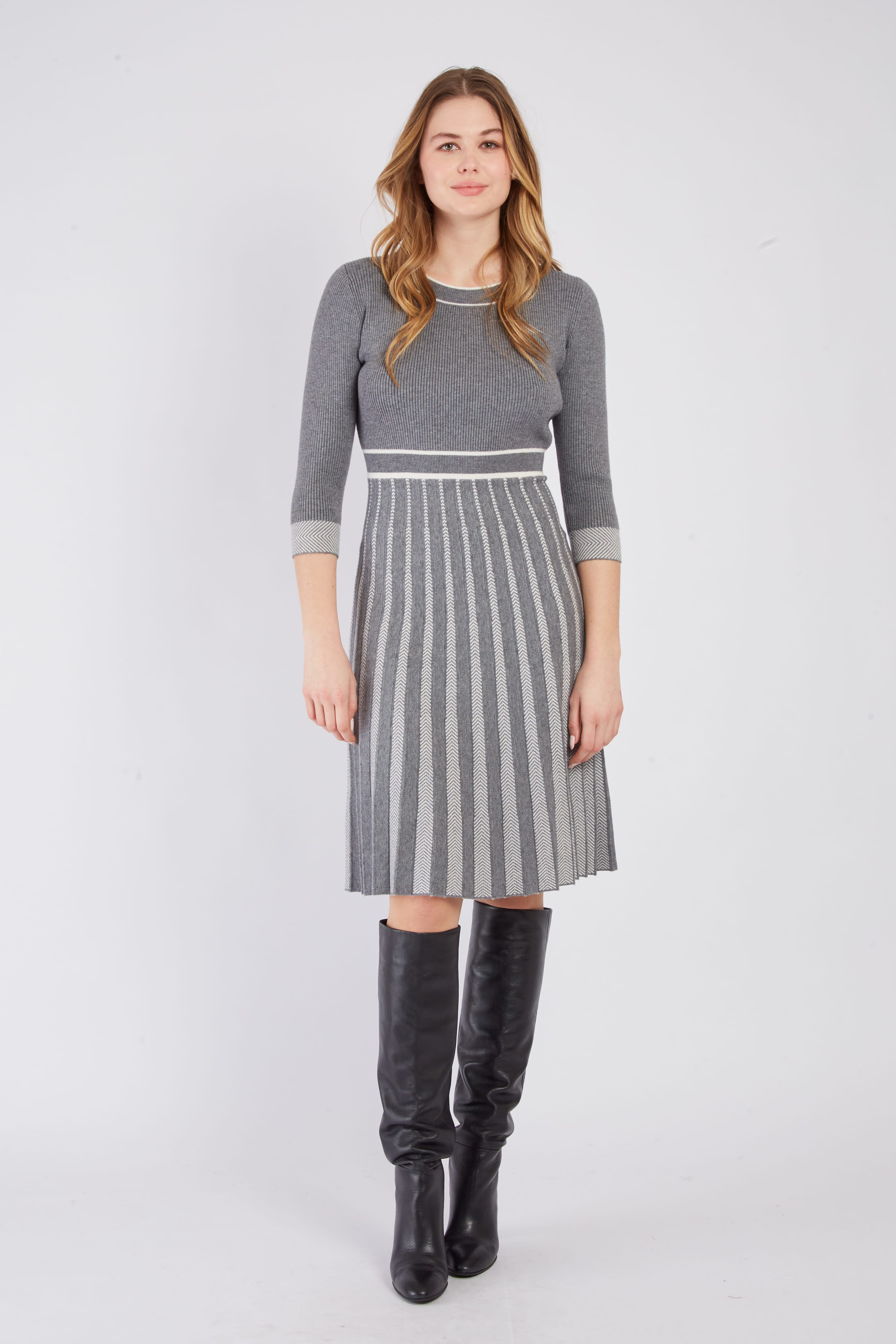 Robe courte en maille CARLINE, DERHY