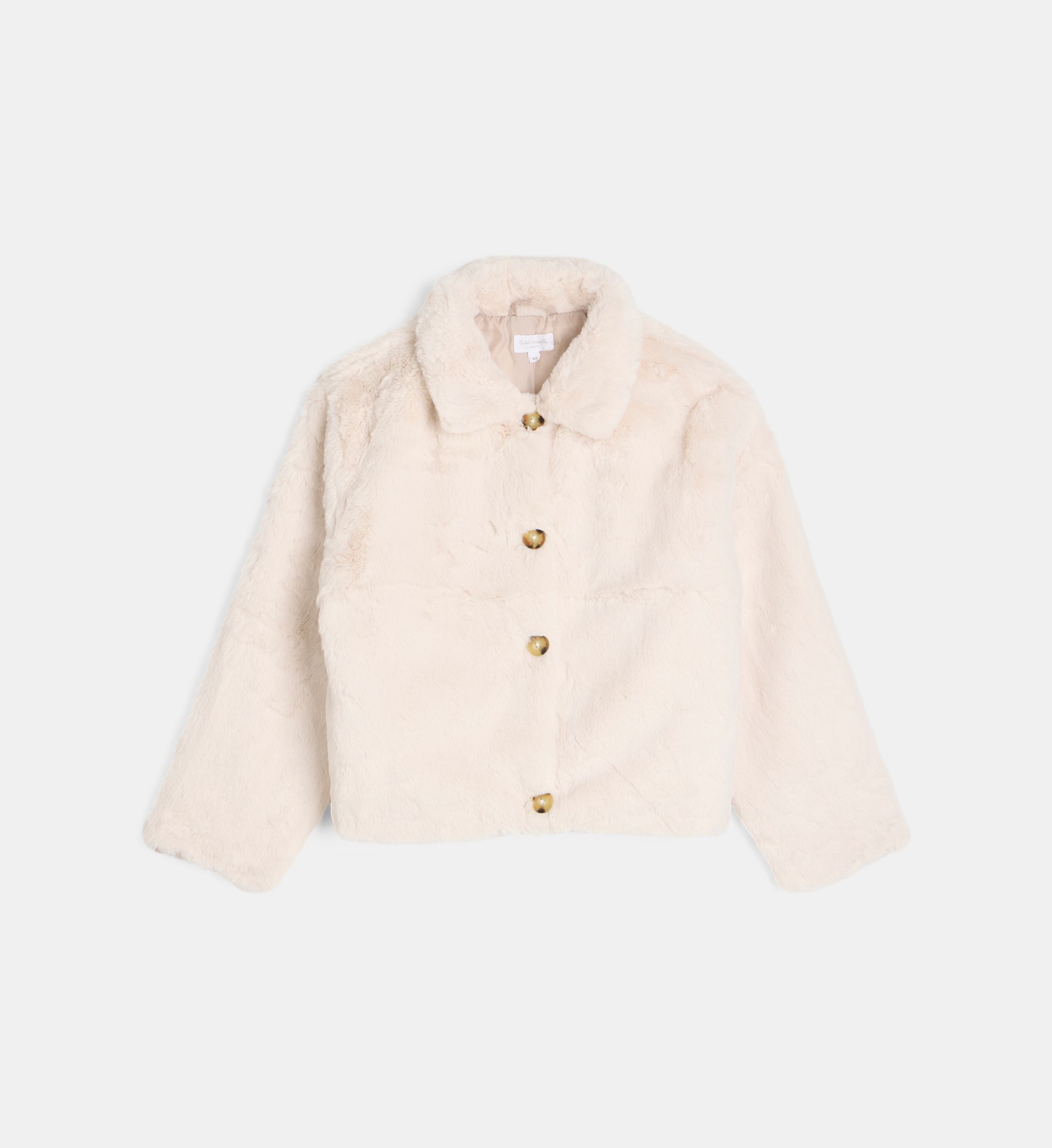 Manteau vartanou imitation fourrure, CADET ROUSSELLE