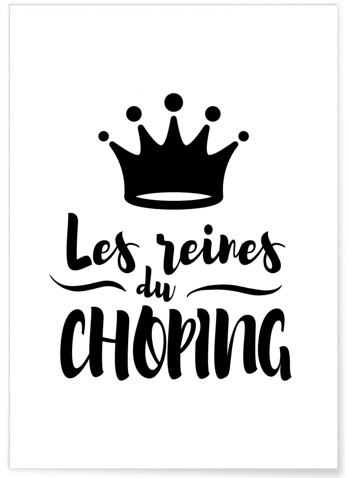 Affiche 'Les Reines du choping', L'AFFICHERIE