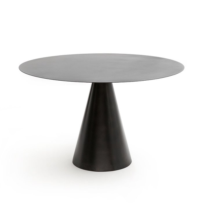 Image 0 Table métal acier effet usé Ø120 cm, Mayra AM.PM Table métal acier effet usé Ø120 cm, Mayra AM.PM image 0