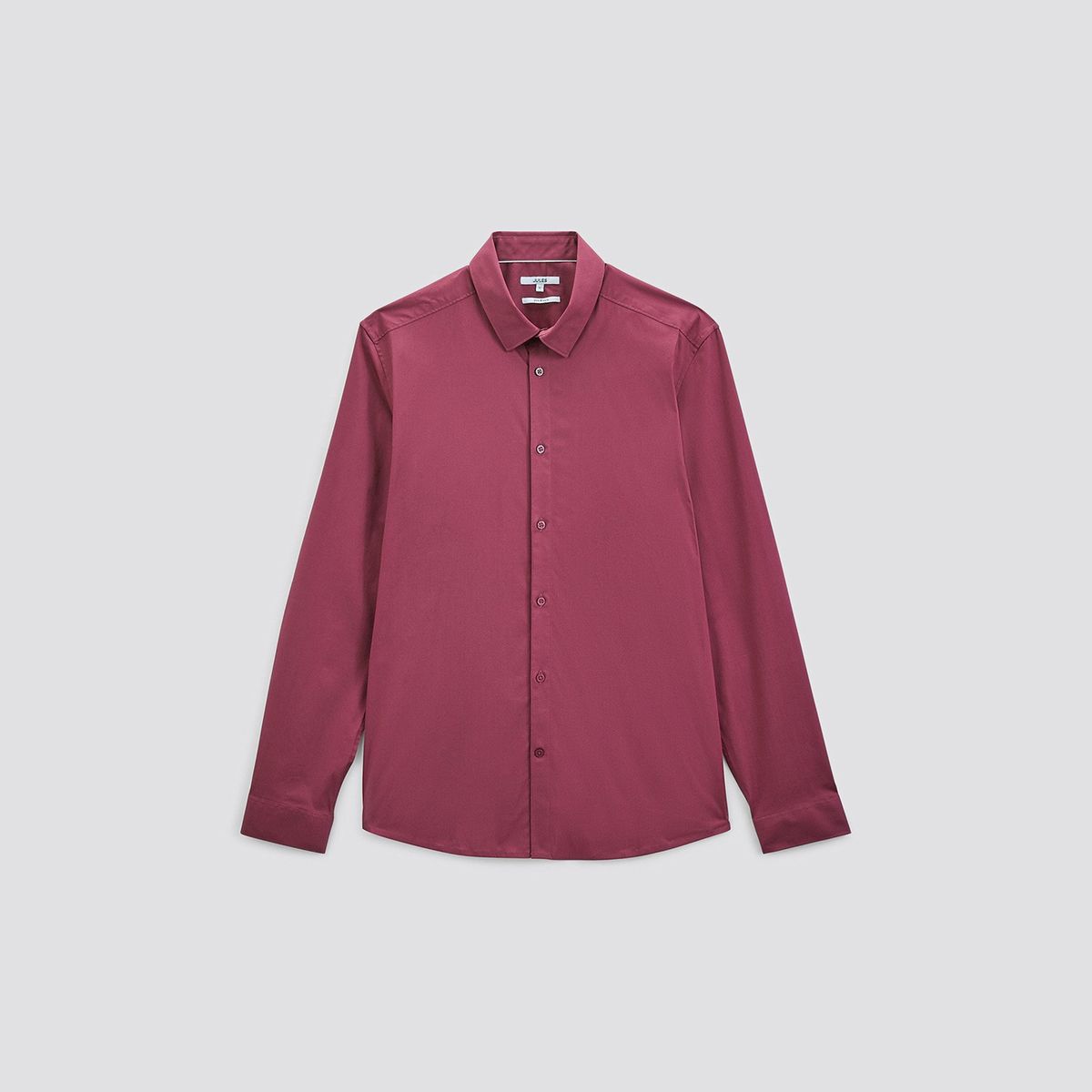 Chemise Homme Violette Purple Rock Taille XL - Coton - Manches Longues Rayées - Occasion En Parfait état