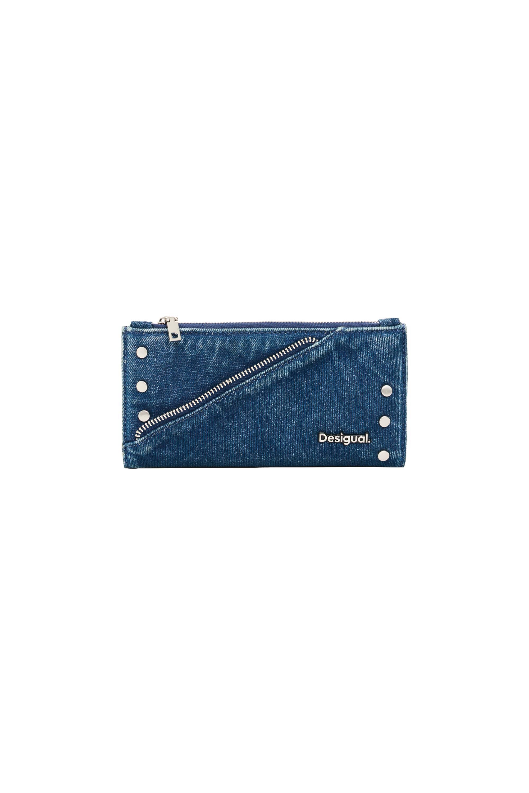 Grand Portefeuille en Denim 100 % Coton, DESIGUAL