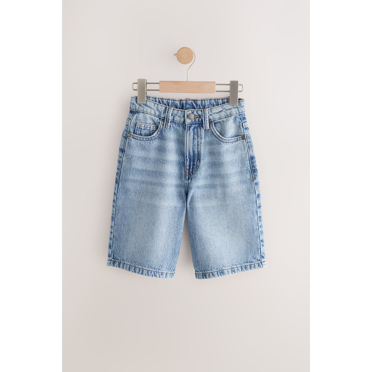 Jupe culotte en jean coupe longue, NEXT