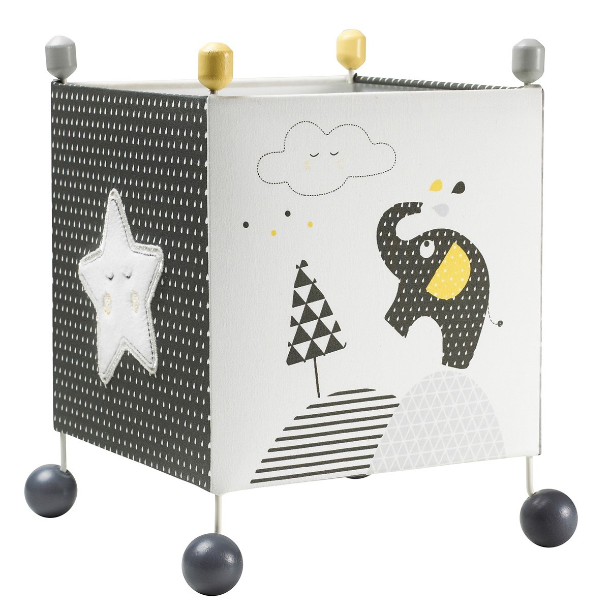 Luminaire enfant à poser en coton, SAUTHON