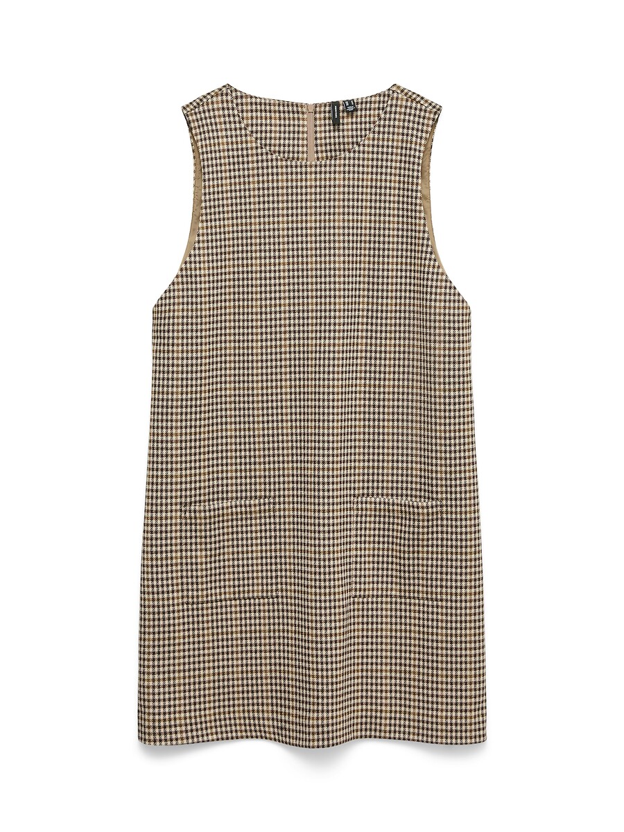 Mouwloze jurk met ruitjes, VERO MODA
