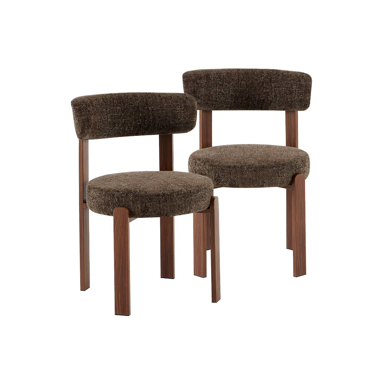 Chaise en tissu MANON, MADE IN MEUBLES