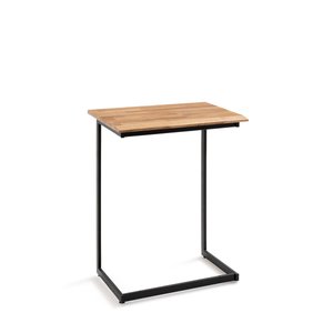 Hiba Solid Oak & Steel Side Table LA REDOUTE INTERIEURS image