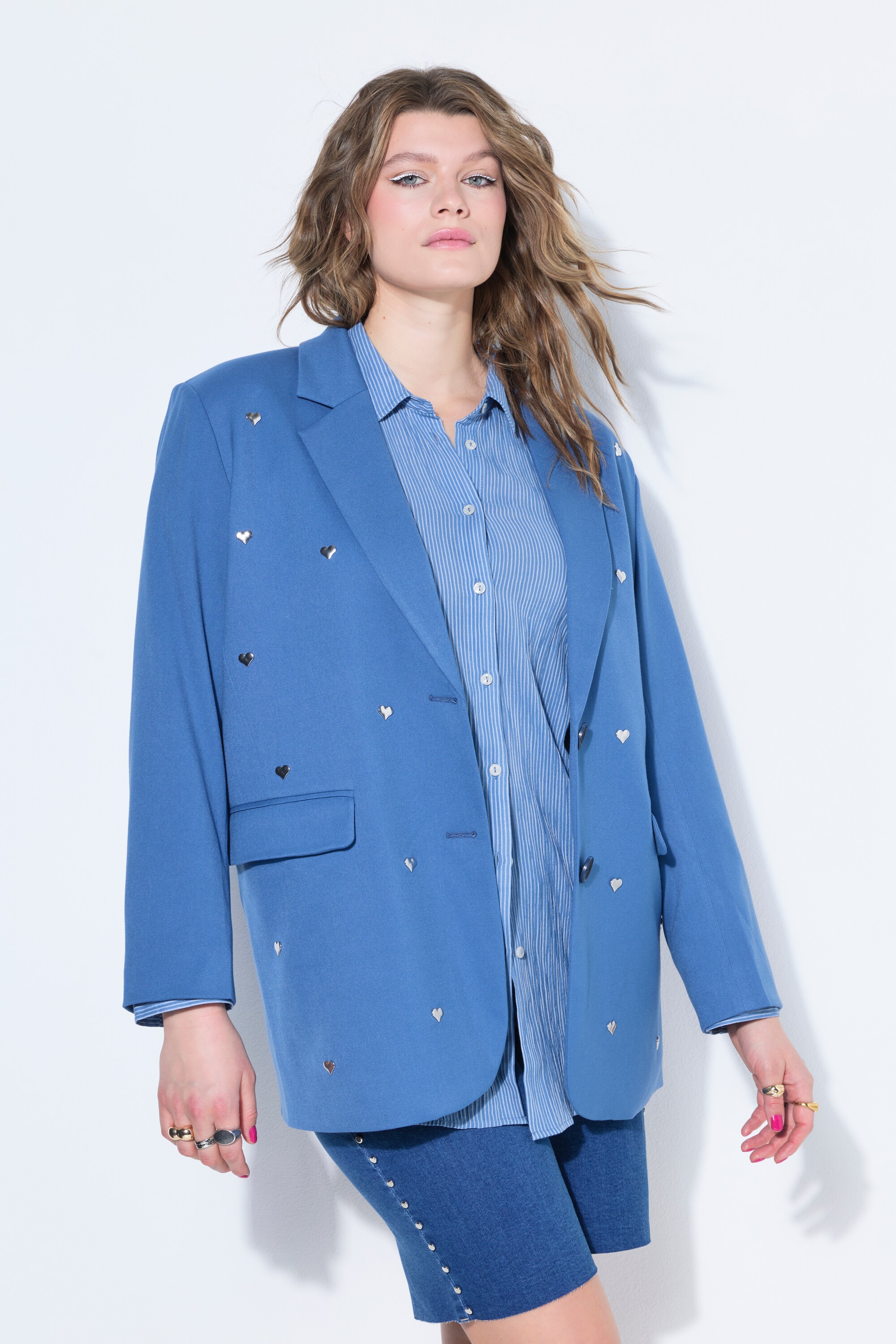 Blazer oversize, rivets en forme de cœur, STUDIO UNTOLD
