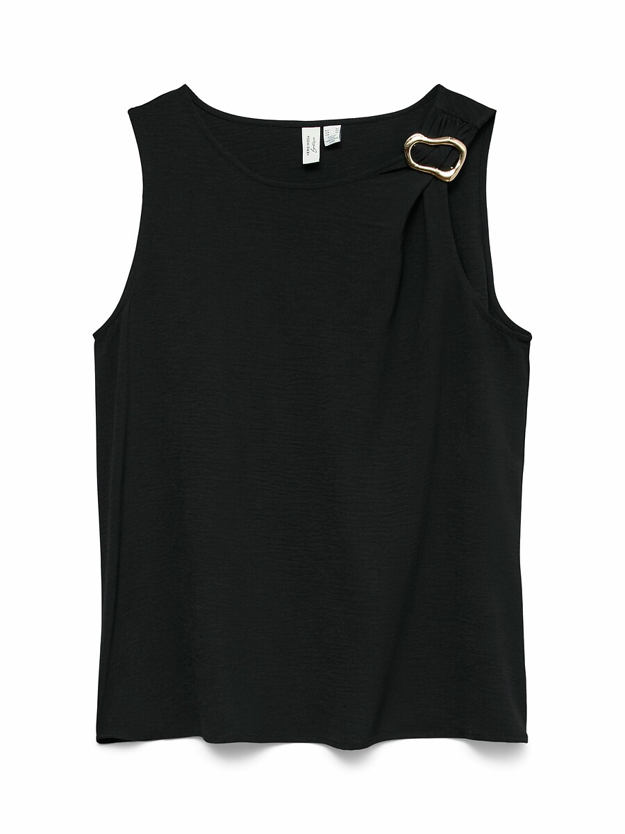 Top con dettaglio spalla in oro, VERO MODA