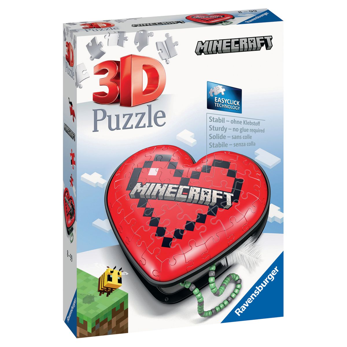 Ravensburger - Puzzle 3D Boite de rangement - Minecraft
