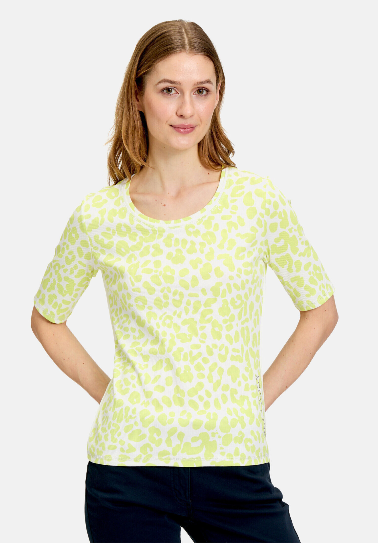 T-shirt basique de texture côtelée, BETTY BARCLAY