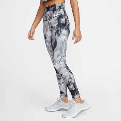 One Cropped Sports Leggings in Floral Print NIKE