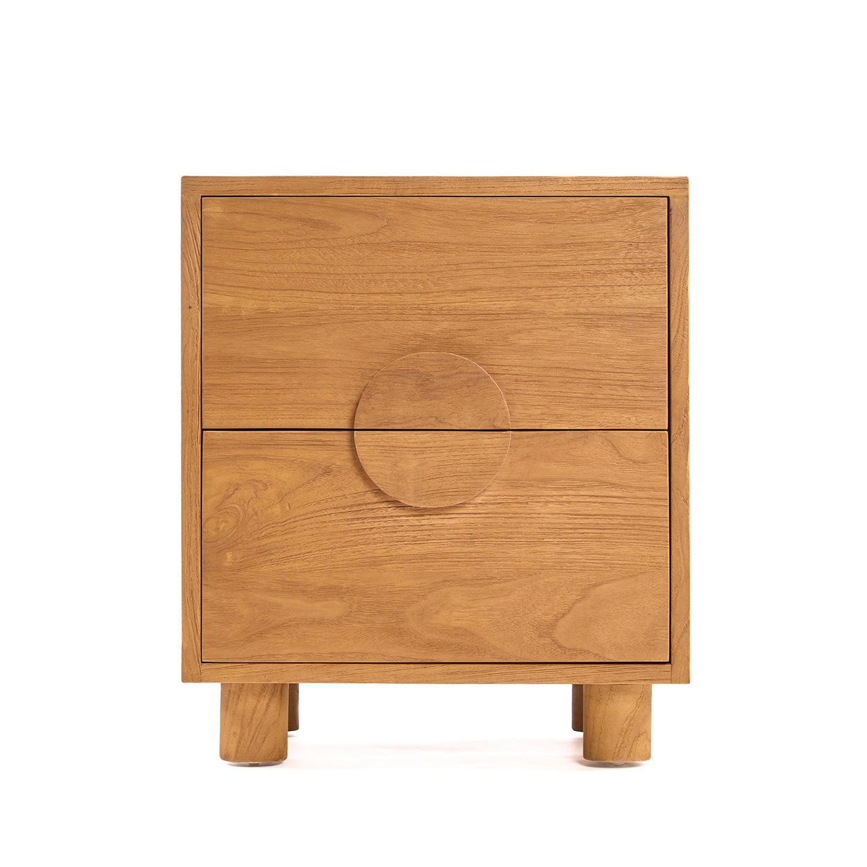 Table de chevet en teck ECLIPSE, BAZAR BIZAR