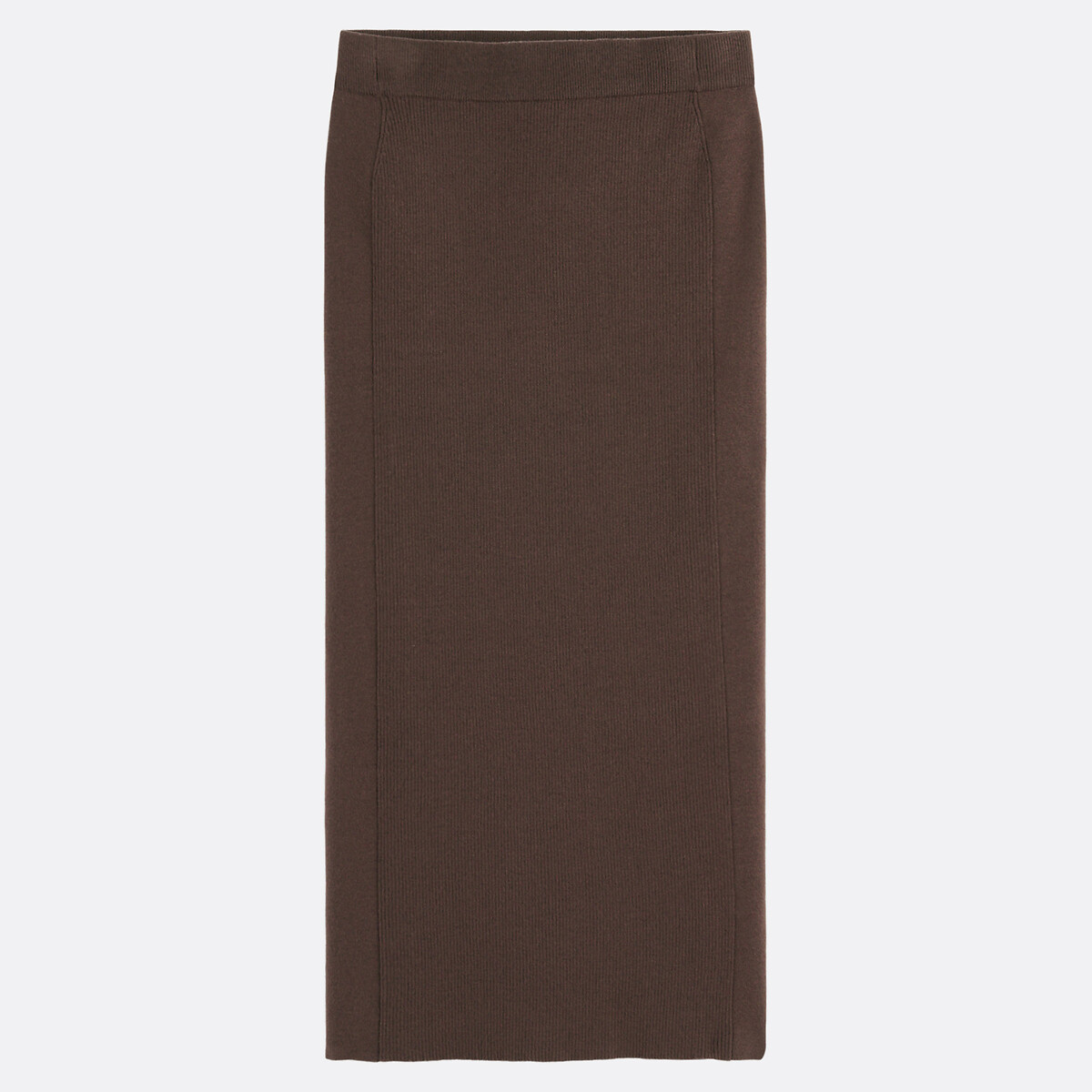 Knitted Straight Maxi Skirt, LA REDOUTE COLLECTIONS