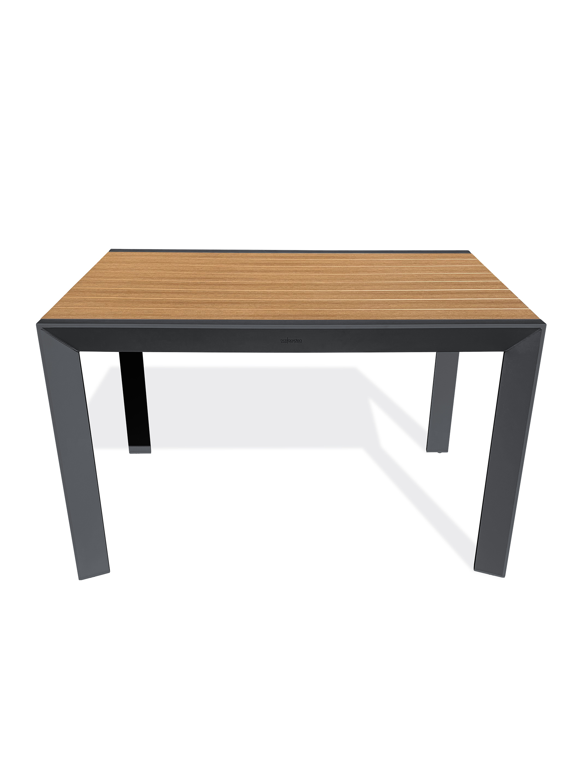 Table de jardin en aluminium plateau polywood aspect bois TONGA, DCB GARDEN