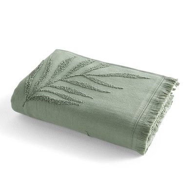 Jobe Palm Leaf 100% Cotton Terry Towel LA REDOUTE INTERIEURS