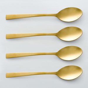 Confezione da 4 cucchiai finitura dorata, AUBERIE LA REDOUTE INTERIEURS image