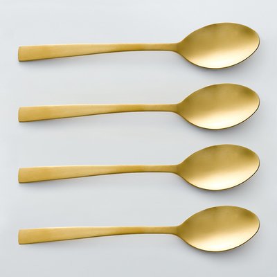 Set of 4 Auberie Gold-Coloured Tablespoons LA REDOUTE INTERIEURS