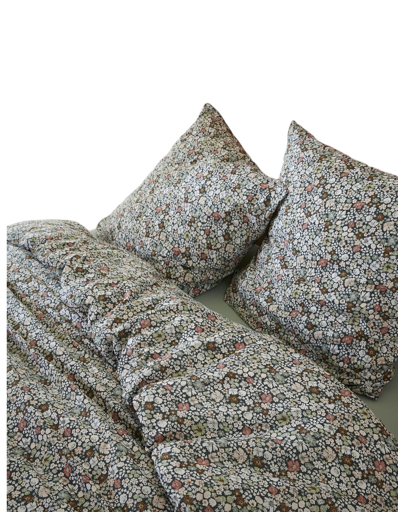 Housse de couette + taie Malia en fleurs, EDEN