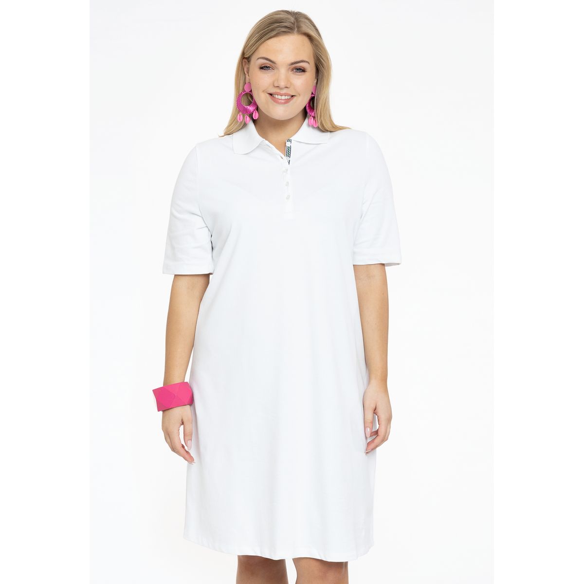 Robe polo blanche hot sale