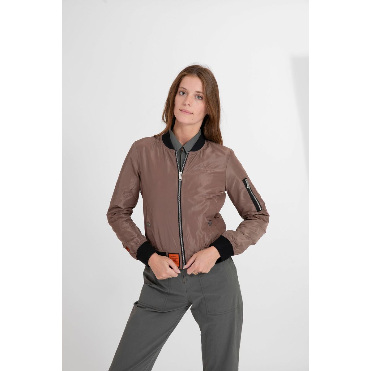 Veste marron clair femme hot sale