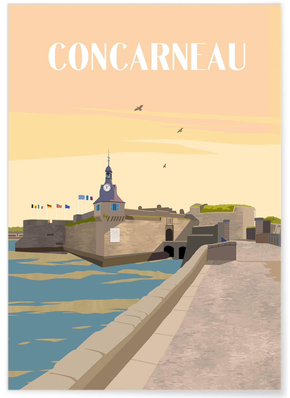 Affiche ville Concarneau, L'AFFICHERIE