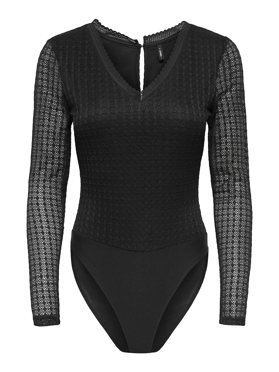 Body met opengewerkte mouwen, ONLY