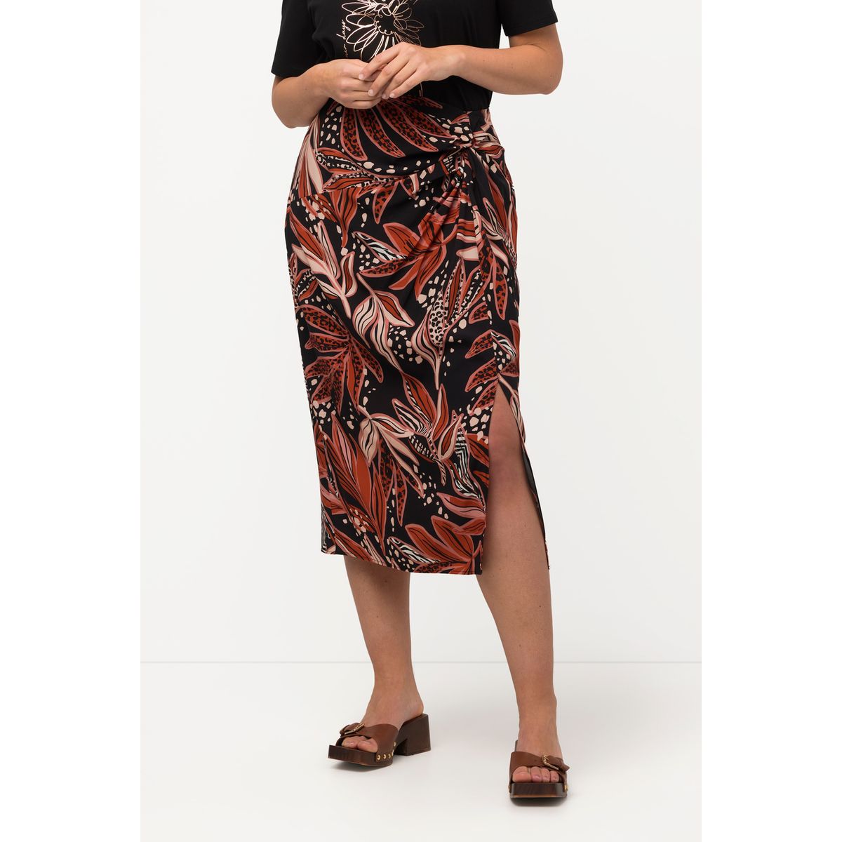 Jupe De Bain Culotte Bikini Ulla Popken Pour Femme - Noir - Taille 46 - 11