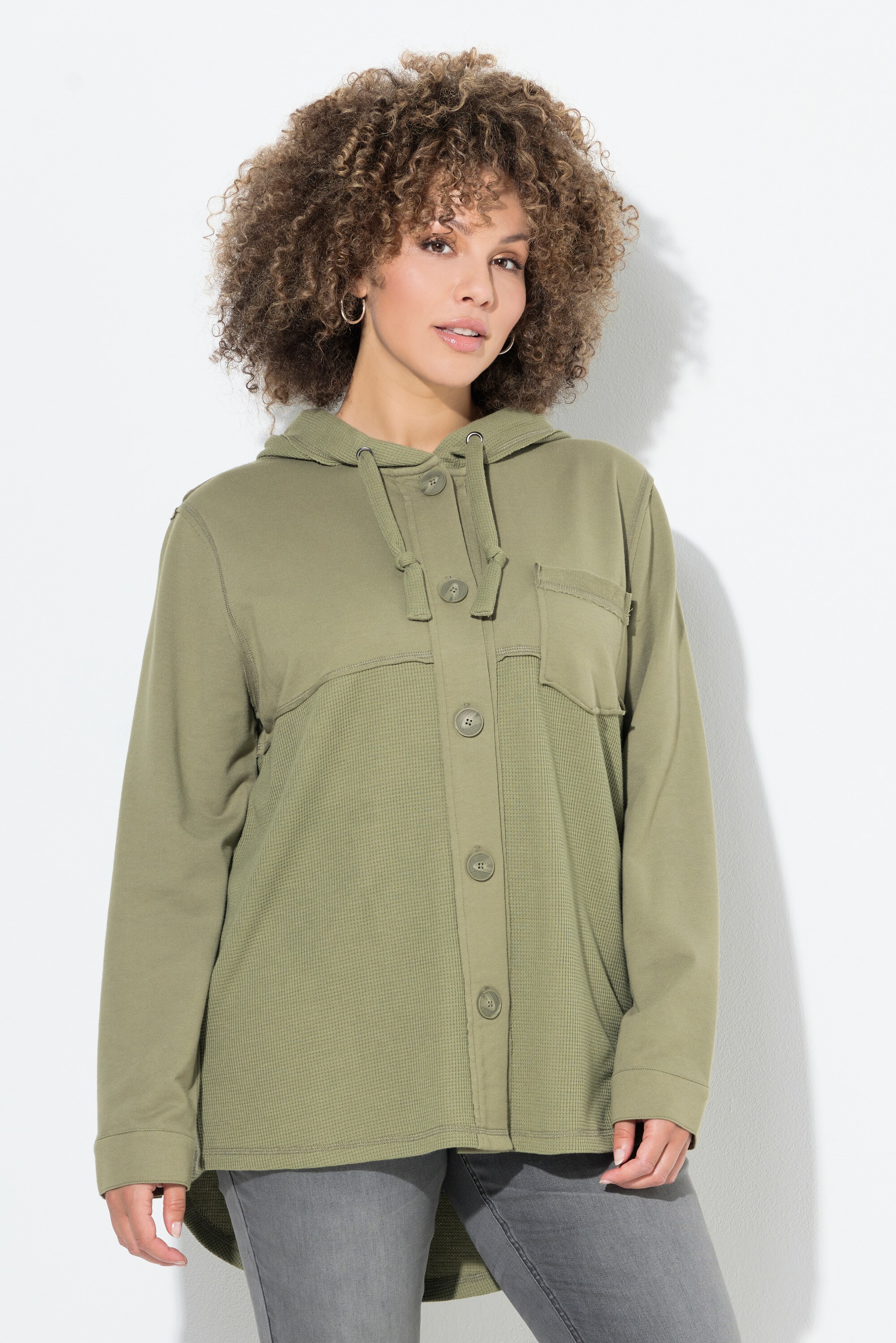 Veste en molleton gaufré, ULLA POPKEN