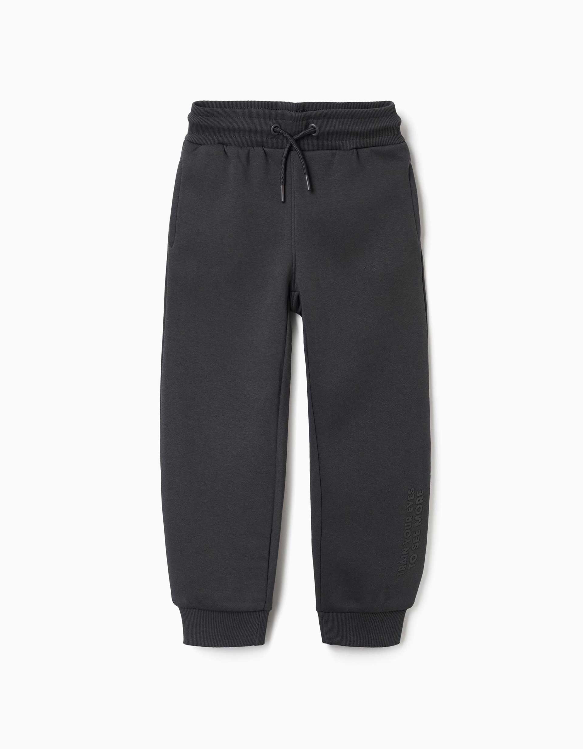 Pantalon de jogging ajusté en coton peigné avec imprimé, ZIPPY