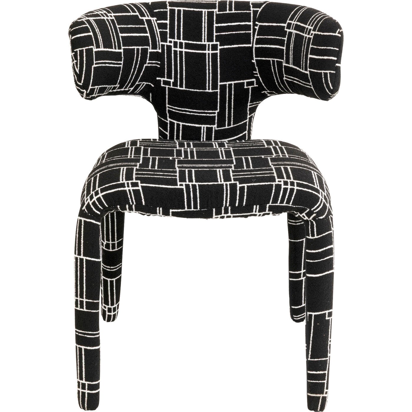 Chaise imprimé géométrique, TOBI, KARE DESIGN