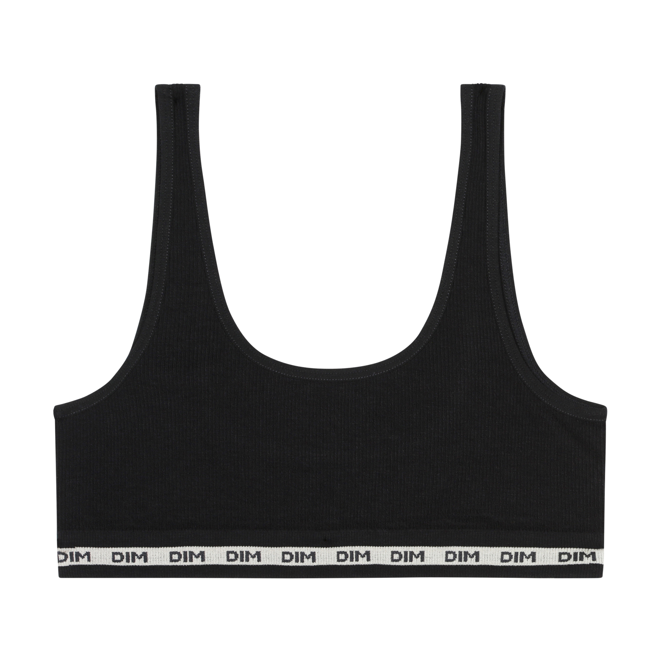 Brassière fille en tissu côtelé Icons Seamless, DIM