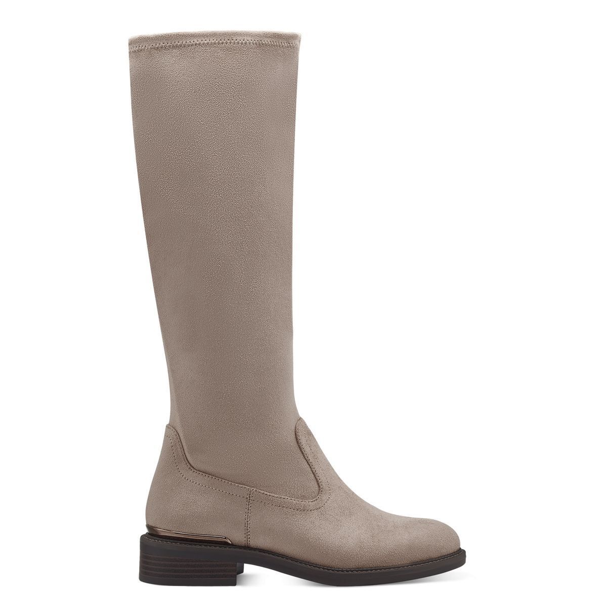 Bottes talon bloc marron taupe Tamaris La Redoute