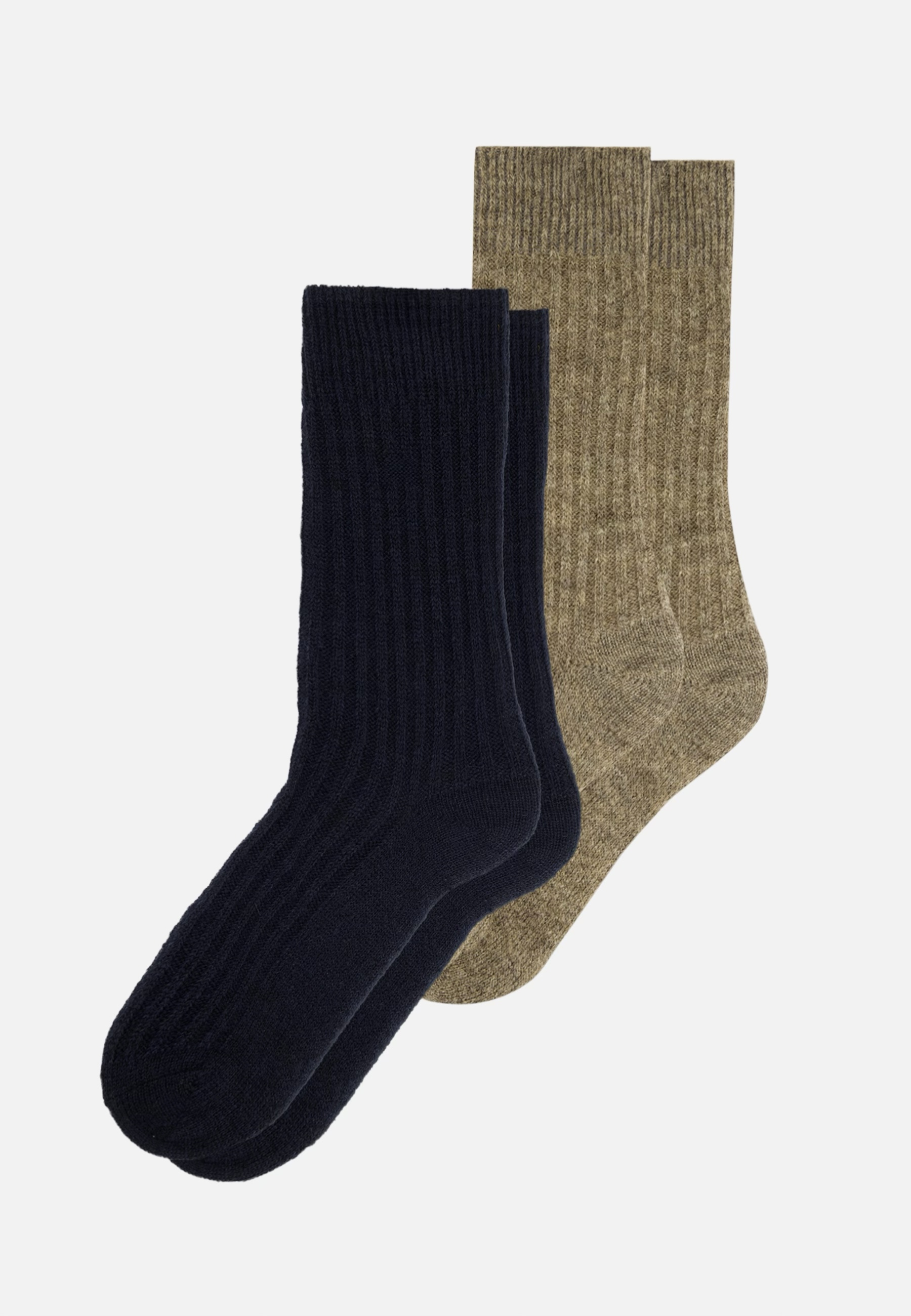 Lot de 2 chaussettes mi-hautes en mohair Andy, LE SLIP FRANCAIS