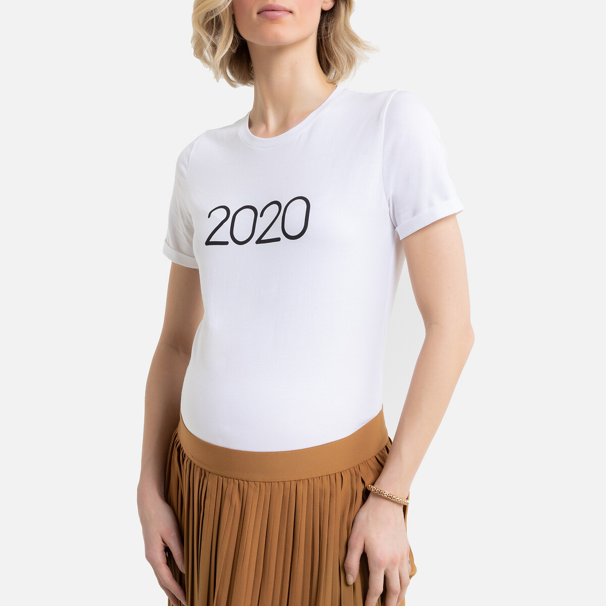 T-shirt para grávida com mensagem 2020