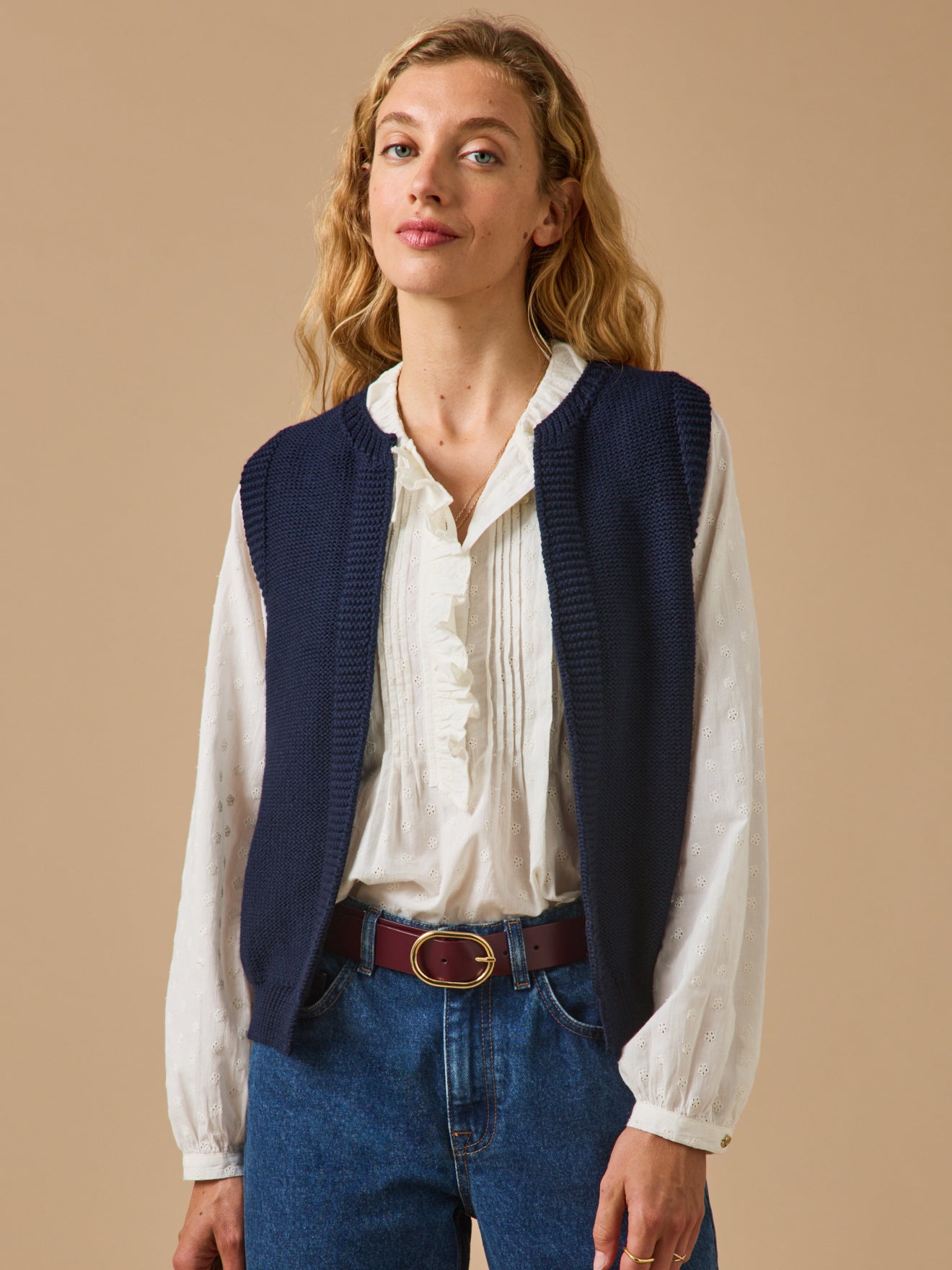 Gilet laine mérinos - Cyrillus X les 3 Tricoteurs, CYRILLUS