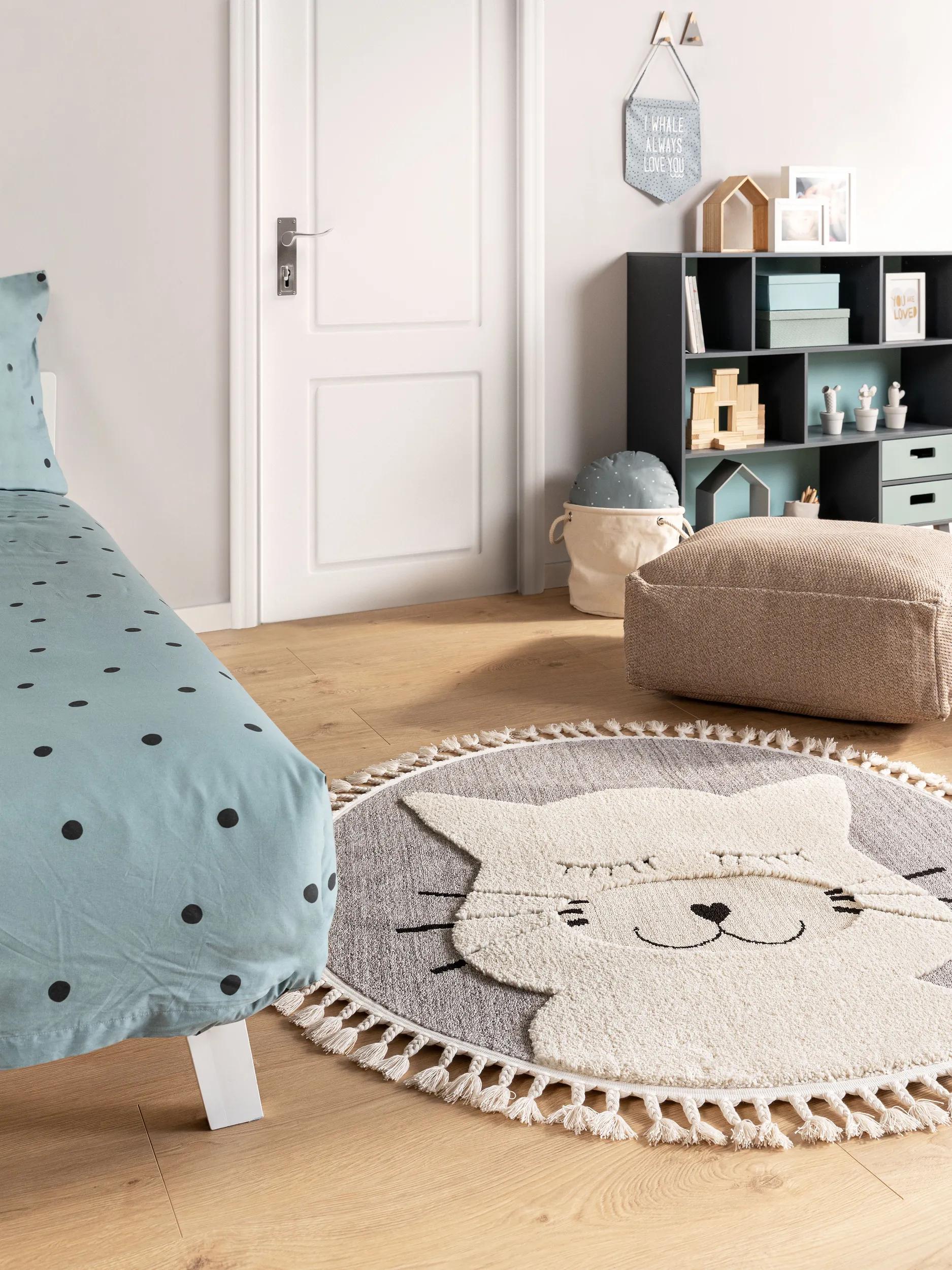 Tapis enfant rond MOMO, BENUTA