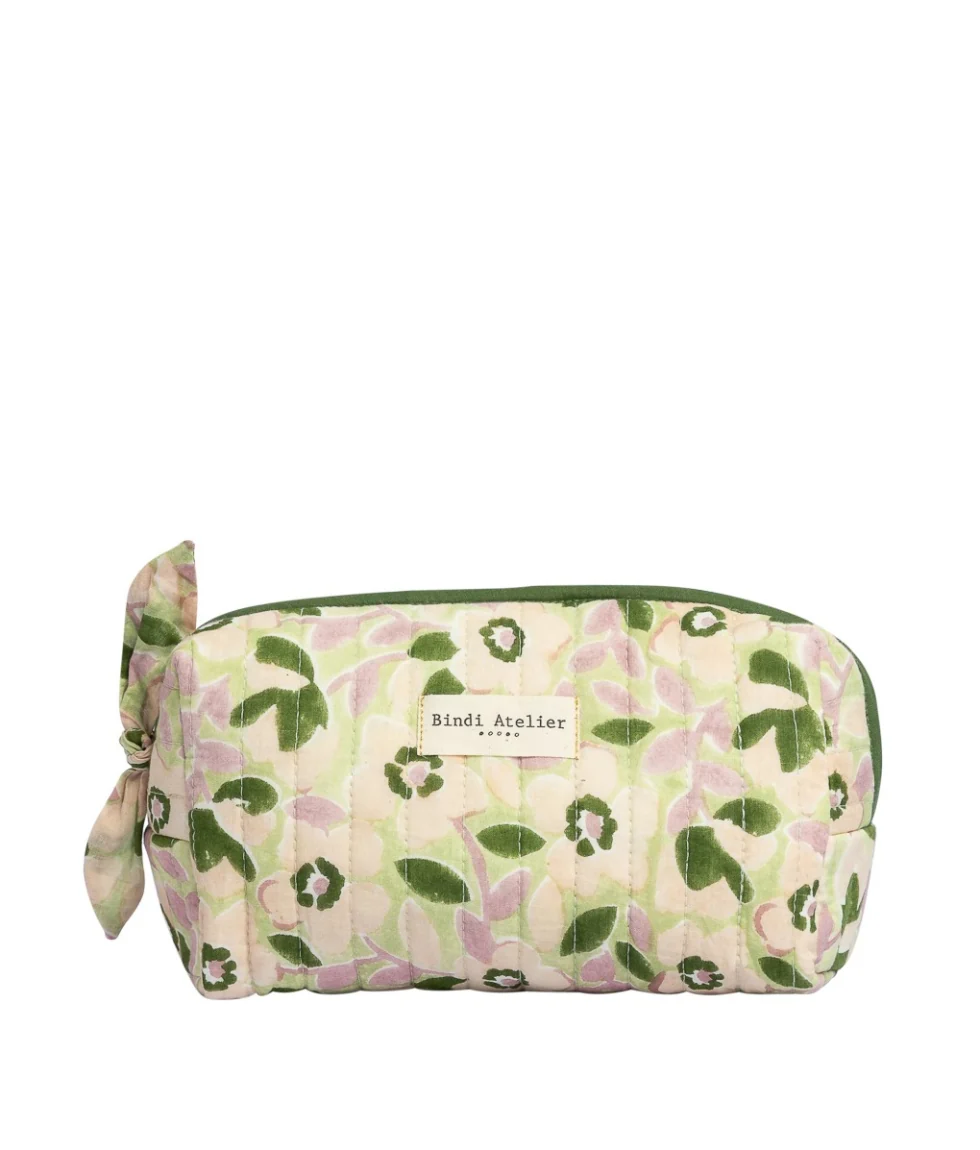 Trousse maquillage en coton Amelia, BINDI ATELIER