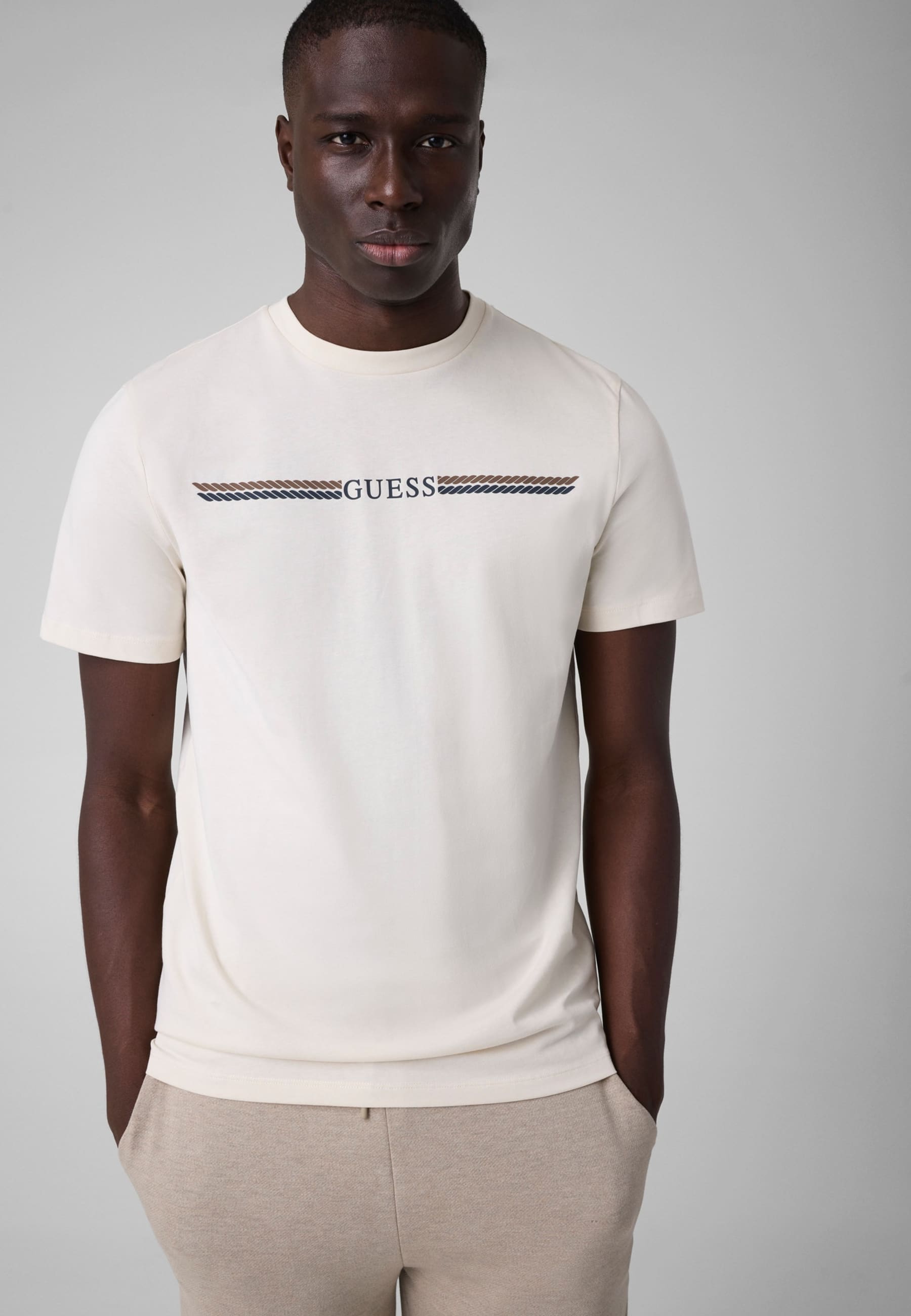 T-Shirt À Logo Imprimé, GUESS
