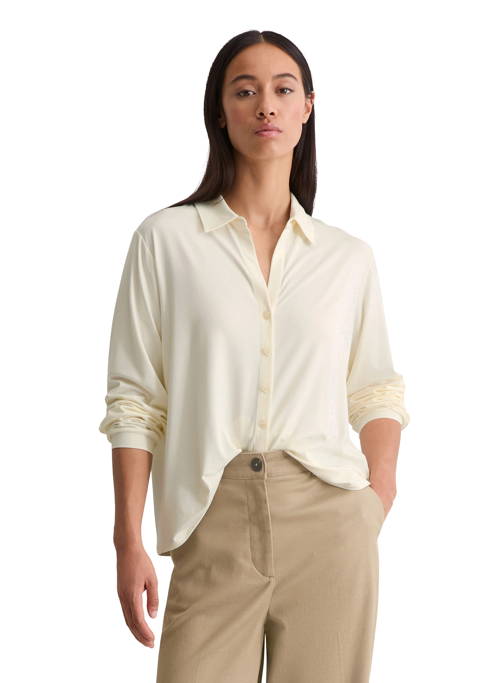 Blouse en jersey loose en LENZING™ ECOVERO™, MARC O'POLO