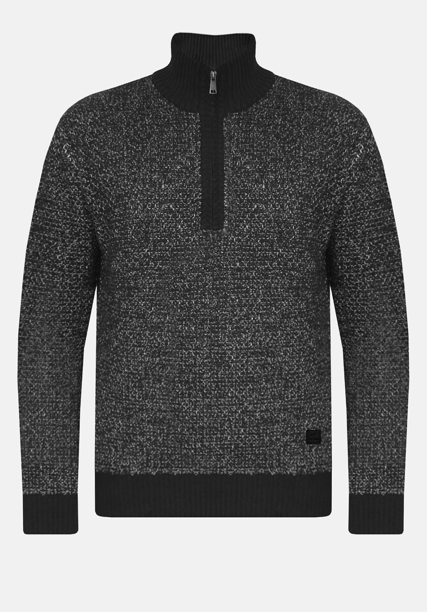 Pull col montant en fine maille, KAPORAL