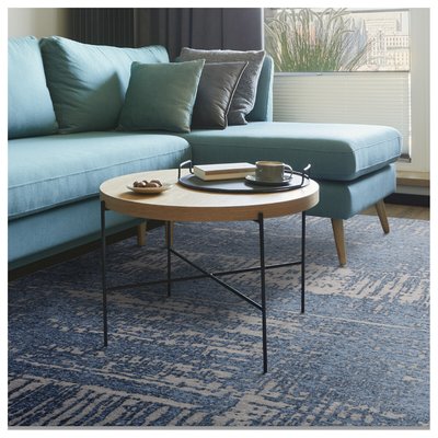 Abstract Chenille Blend Rug SO'HOME