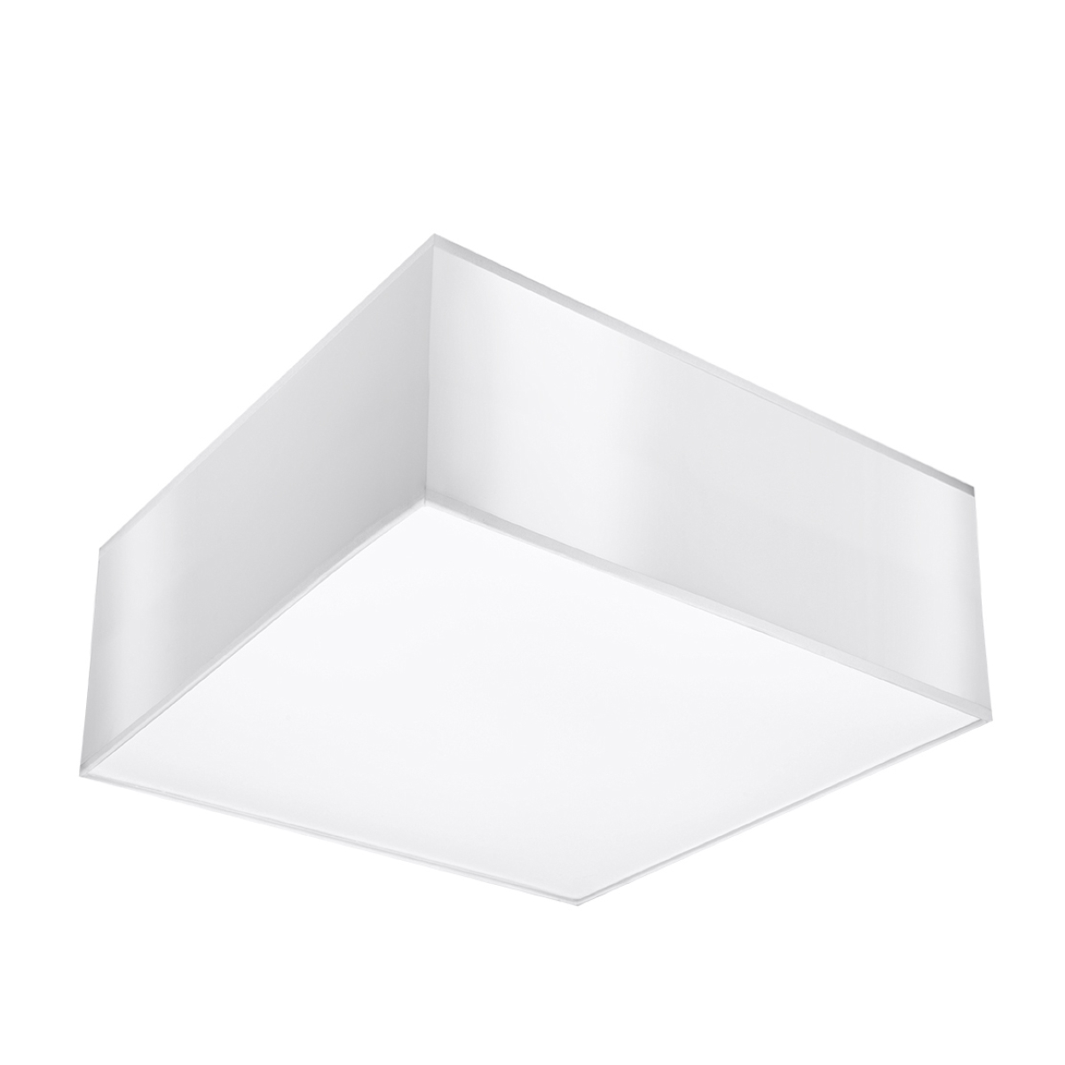 Plafonnier PVC Blanc E27 1 Horus, EDEN