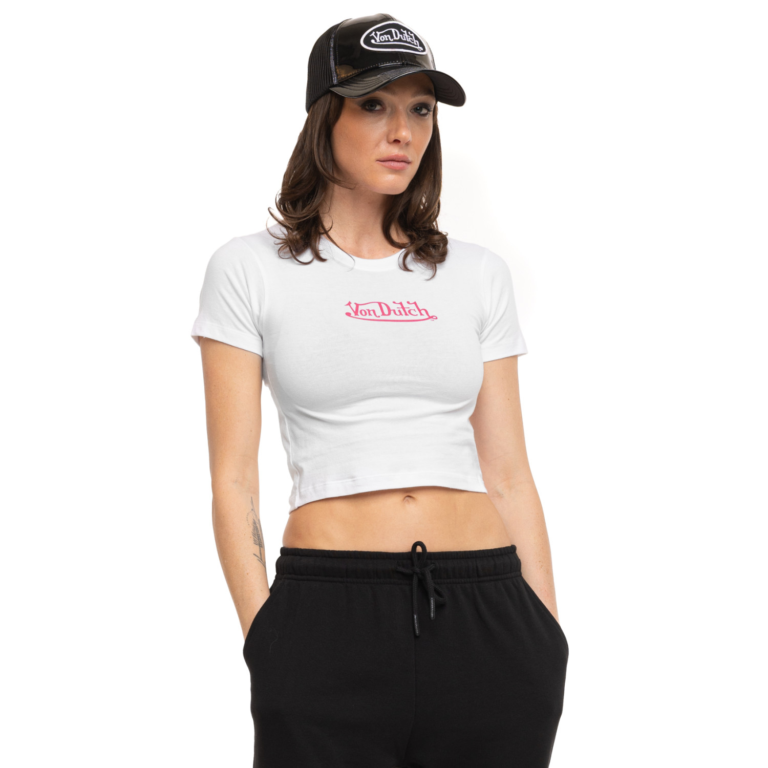 Crop top coton RUD, VON DUTCH