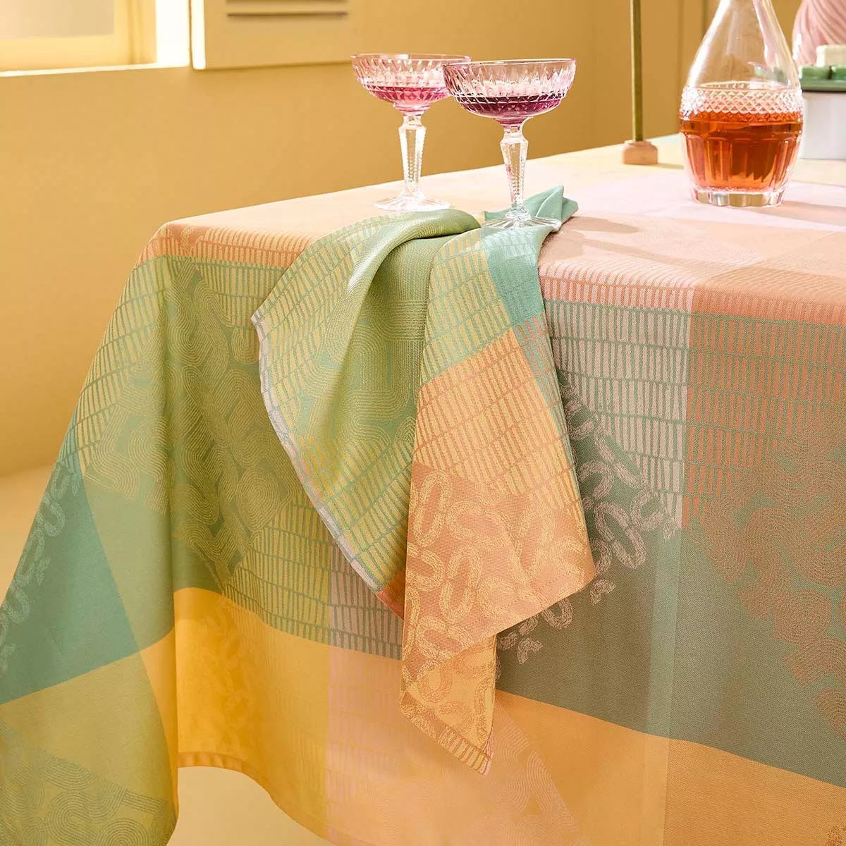 Serviette pur coton MILLE EMPREINTES, GARNIER THIEBAUT