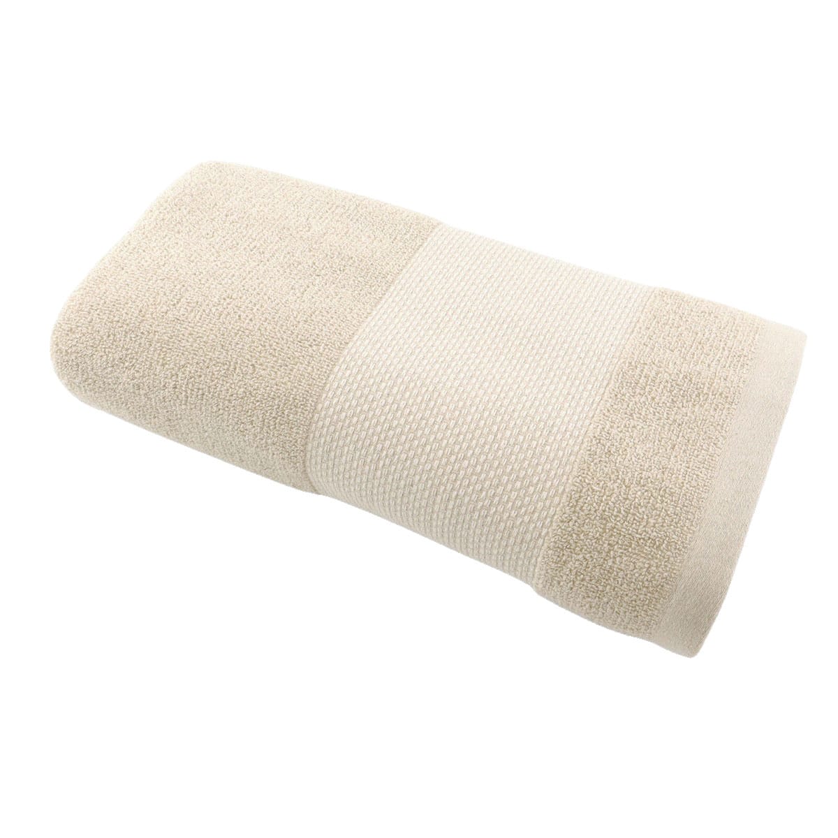 Serviette de toilette coton lin éponge ALINE, LINANDELLE