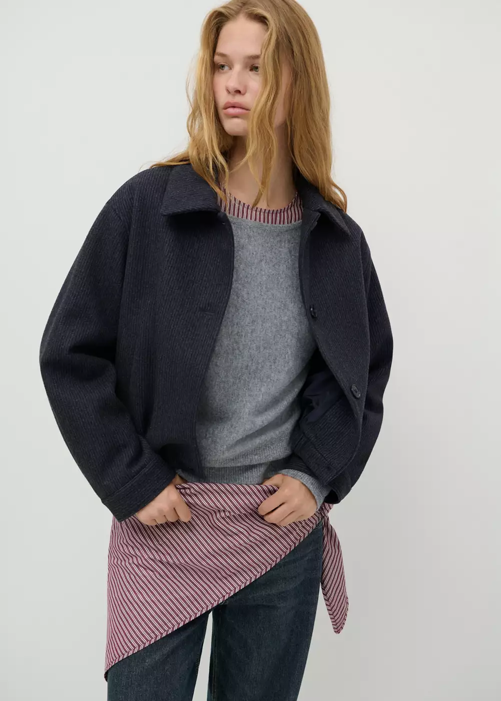 Manteau style bomber, MANGO TEEN