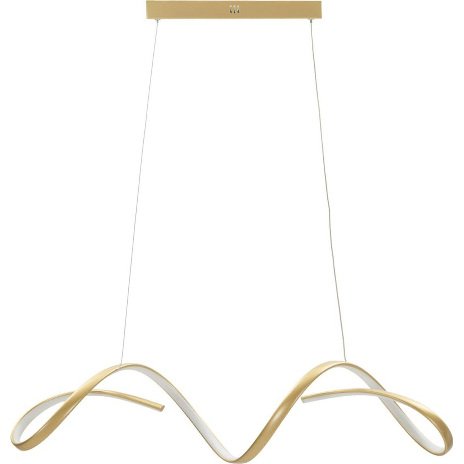 Suspension LED au profil sinueux MODERN, RECOLLECTION