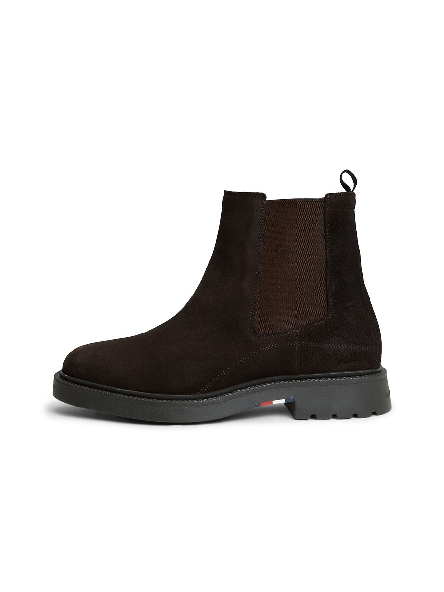 Tommy Hilfiger botas Chelsea de ante Soho en marrón oscuro — foto 4